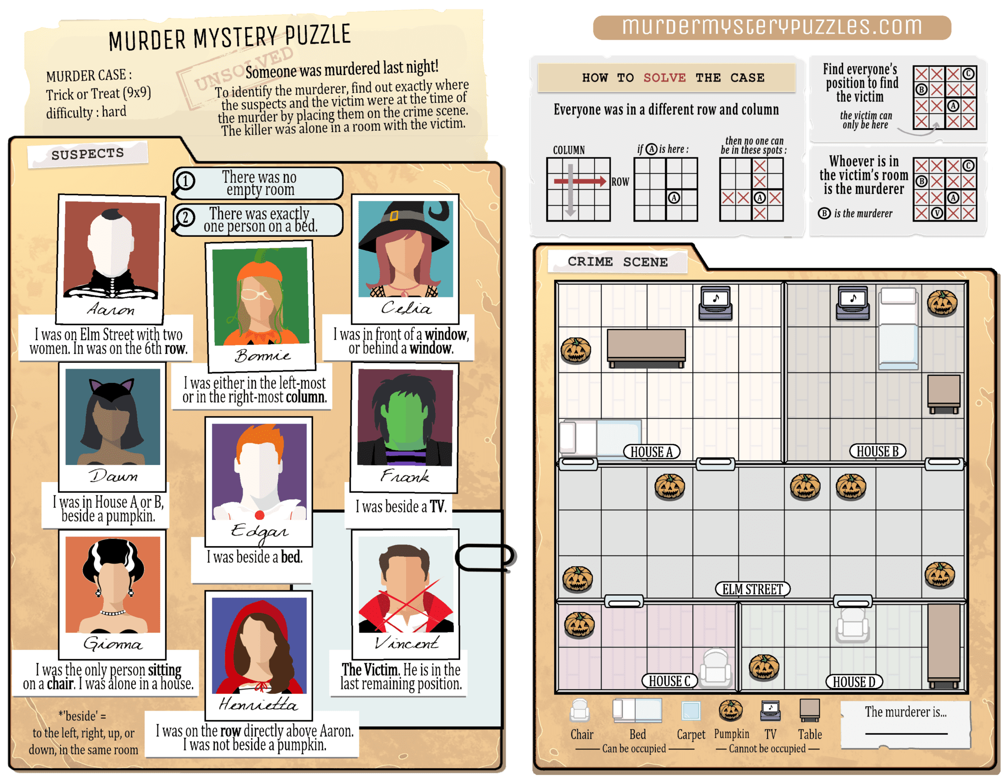 Trick or Treat - Hiroji Osaka's Murder Mystery Puzzles